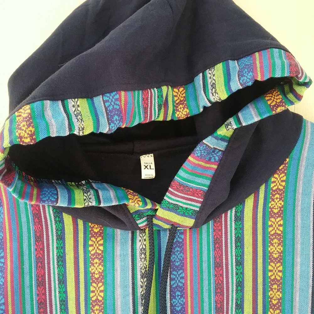 New Embellished Hoodie in Blue.